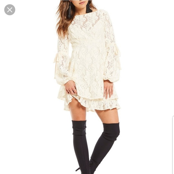 Free People Dresses & Skirts - Free people cream ruby dress